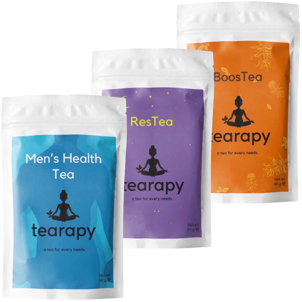 tearapy mens healthy tea pack- energy tea sleep tea mens tea natural tea wellbeing tea