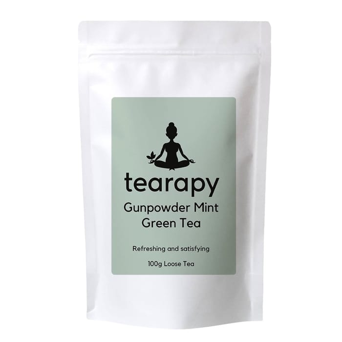 tearapy Gunpowder Mint Green Tea 100g loose leaf tea